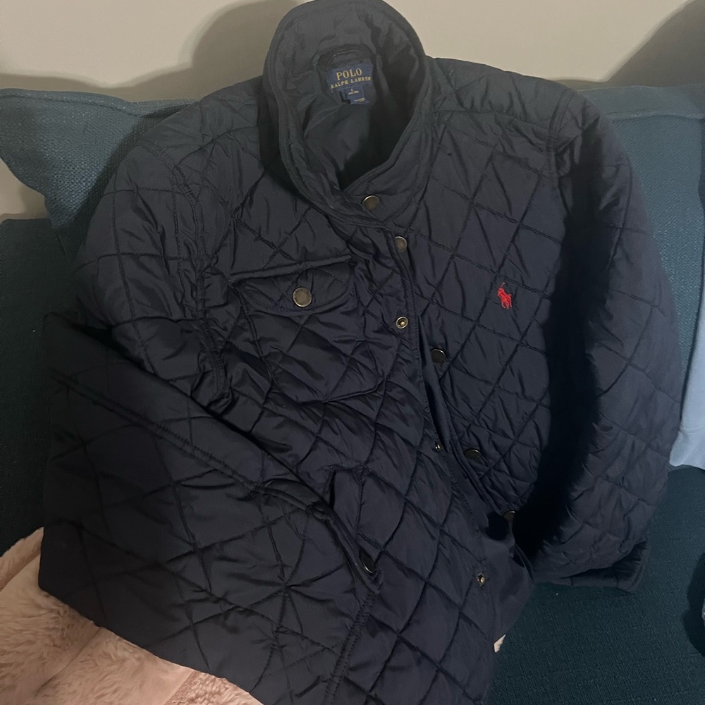 Polo by Ralph Lauren kids  Dark Blue Quilted Puffer Jacket